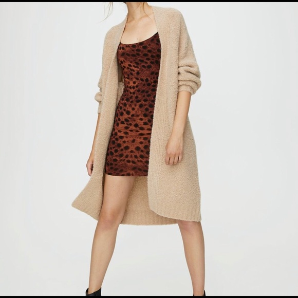 aritzia long cardigan